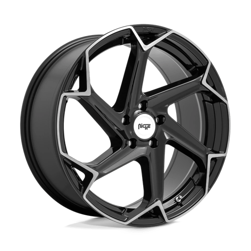Niche M255 FLASH Gloss Black Brushed 20x10.5 +40 5x112mm 66.6mm