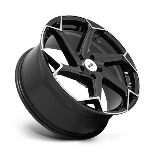 Niche M255 FLASH Gloss Black Brushed 20x10.5 +40 5x114.3mm 72.6mm