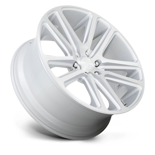 DUB S257 FLEX Gloss Silver Brushed Face 24x10 +30 6x135mm 87.1mm
