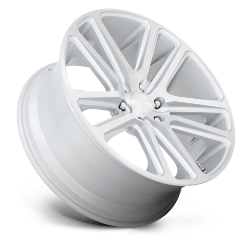 DUB S257 FLEX Gloss Silver Brushed Face 22x9.5 +25 6x139.7mm 106.1mm