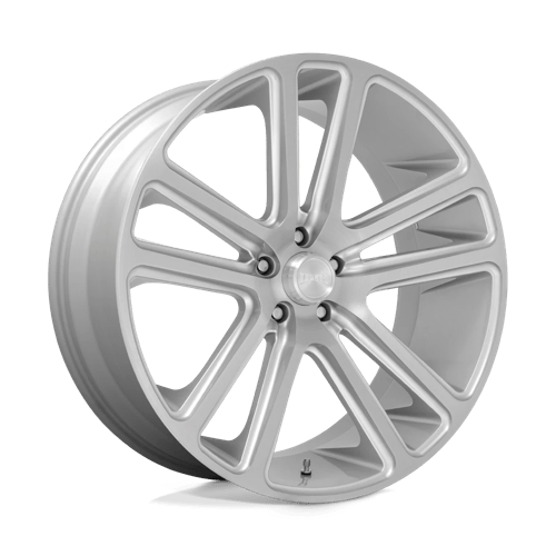 DUB S257 FLEX Gloss Silver Brushed Face 24x10 +10 5x127mm 78.1mm