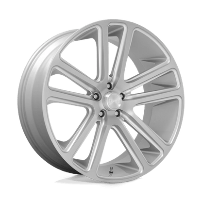 DUB S257 FLEX Gloss Silver Brushed Face 24x10 +10 5x127mm 78.1mm