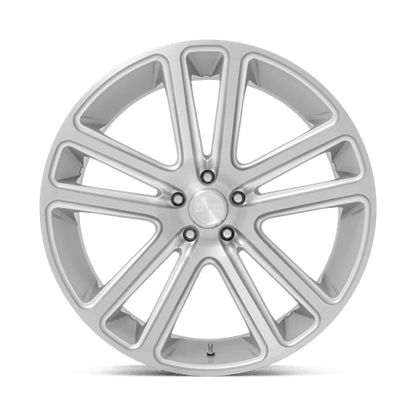 DUB S257 FLEX Gloss Silver Brushed Face 24x10 +10 5x127mm 78.1mm