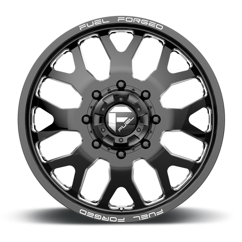 Fuel Offroad FF19 Gloss Black Milled 22x8.25 -240 8x165.1mm 121.5mm
