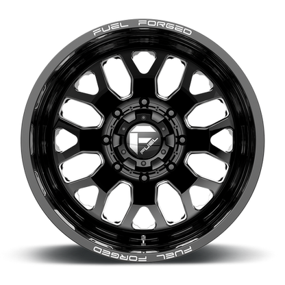 Fuel Offroad FF19 Gloss Black Milled 22x8.25 -202 8x200mm 142mm