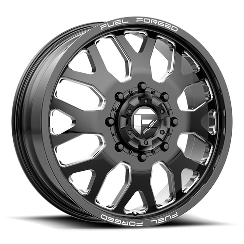 Fuel Offroad FF19 Gloss Black Milled 24x8.25 -246 8x210mm 154.3mm
