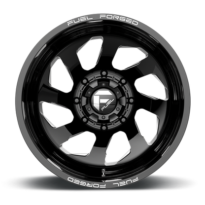 Fuel Offroad DD39 FF39D Gloss Black Milled 22x8.25 -202 8x200mm 142mm