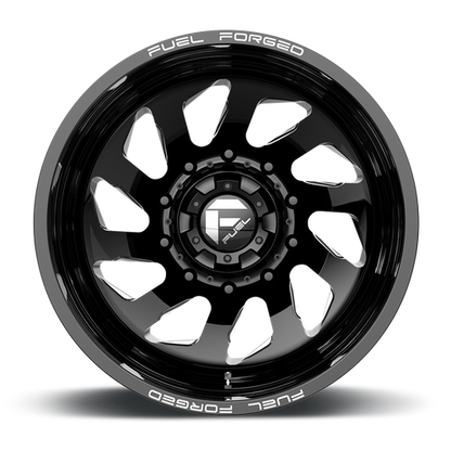 Fuel Offroad DD39 FF39D Gloss Black Milled 20x8.25 -202 10x225mm 170.1mm