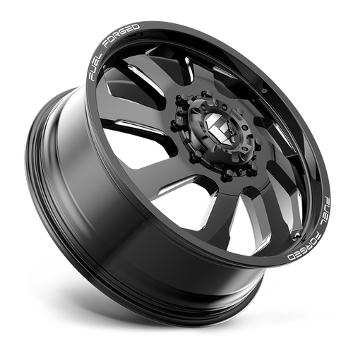 Fuel Offroad DD39 FF39D Gloss Black Milled 22x8.25 +105 8x200mm 142mm