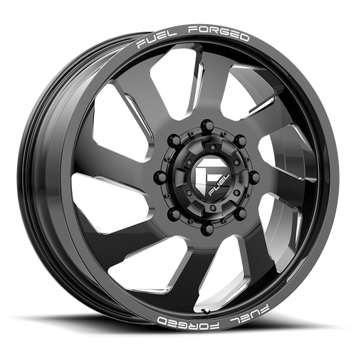 Fuel Offroad DD39 FF39D Gloss Black Milled 22x8.25 +105 8x200mm 142mm