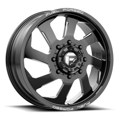 Fuel Offroad DD39 FF39D Gloss Black Milled 22x8.25 +105 8x200mm 142mm