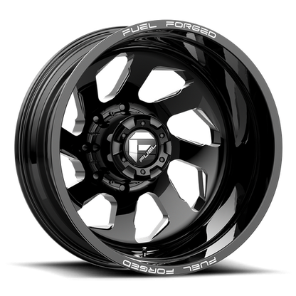 Fuel Offroad DD39 FF39D Gloss Black Milled 22x8.25 -202 8x200mm 142mm