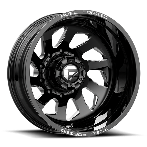 Fuel Offroad DD39 FF39D Gloss Black Milled 20x8.25 -202 10x225mm 170.1mm