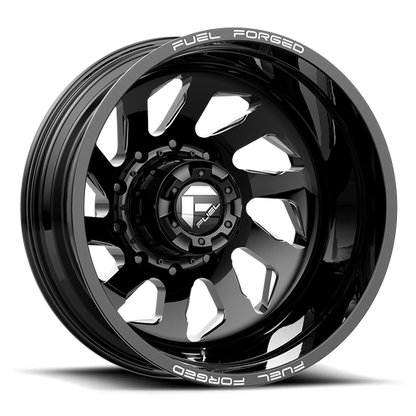Fuel Offroad DD39 FF39D Gloss Black Milled 20x8.25 -202 10x225mm 170.1mm