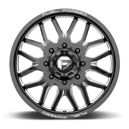 Fuel Offroad DB66 FFC66 Matte Black Milled 22x8.25 +105 8x200mm 142mm