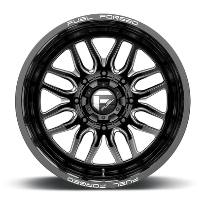 Fuel Offroad FF66 Matte Black Milled 22x8.25 -202 8x200mm 142mm