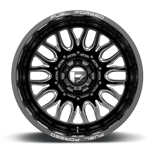 Fuel Offroad FF66 Matte Black Milled 20x8.25 -202 10x225mm 170.1mm