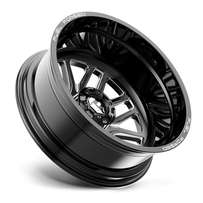 Fuel Offroad FF66 Matte Black Milled 20x8.25 -202 8x200mm 142mm