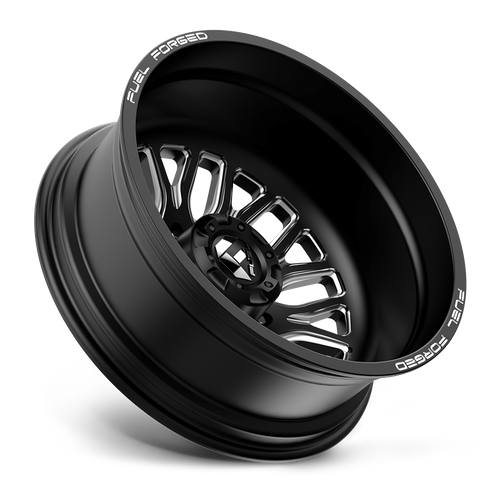 Fuel Offroad FF66 Matte Black Milled 22x8.25 -202 10x225mm 170.1mm