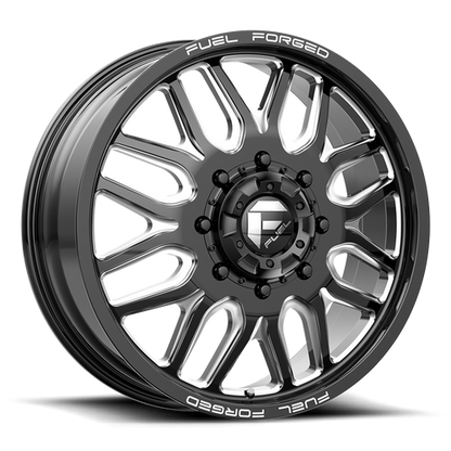 Fuel Offroad DB66 FFC66 Matte Black Milled 22x8.25 +105 8x200mm 142mm
