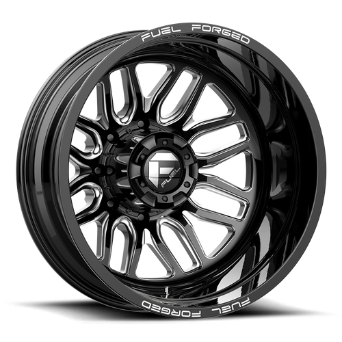 Fuel Offroad FF66 Matte Black Milled 20x8.25 -202 8x200mm 142mm