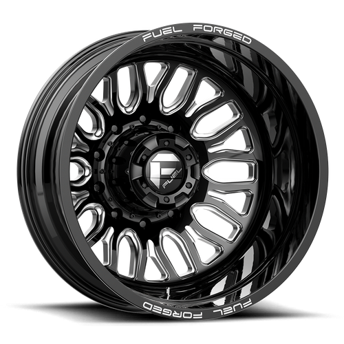 Fuel Offroad FF66 Matte Black Milled 20x8.25 -202 10x225mm 170.1mm