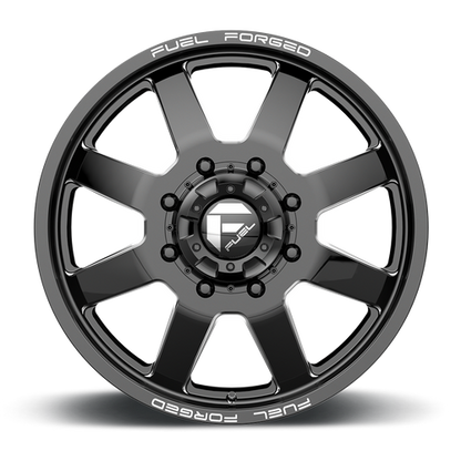 Fuel Offroad DE09 FF09D Matte Black Milled 20x8.25 +105 8x210mm 154.3mm