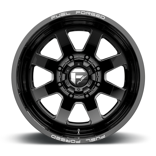 Fuel Offroad FF09 Matte Black Milled 22x8.25 -202 8x200mm 142mm