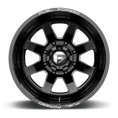 Fuel Offroad FF09 Matte Black Milled 22x8.25 -202 8x200mm 142mm