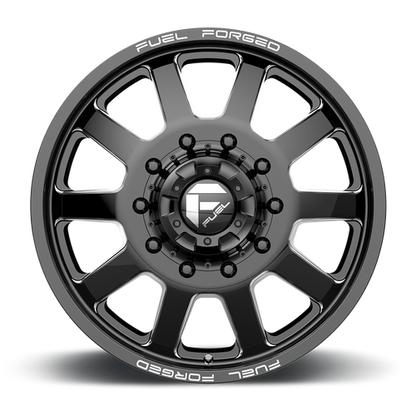 Fuel Offroad DE09 FF09D Matte Black Milled 20x8.25 +105 10x225mm 170.1mm