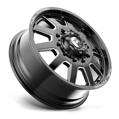 Fuel Offroad DE09 FF09D Matte Black Milled 20x8.25 +105 10x225mm 170.1mm
