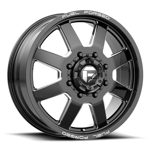 Fuel Offroad DE09 FF09D Matte Black Milled 20x8.25 +105 8x210mm 154.3mm