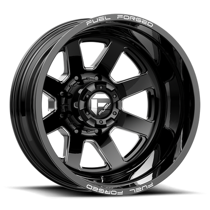 Fuel Offroad FF09 Matte Black Milled 20x8.25 -202 8x200mm 142mm