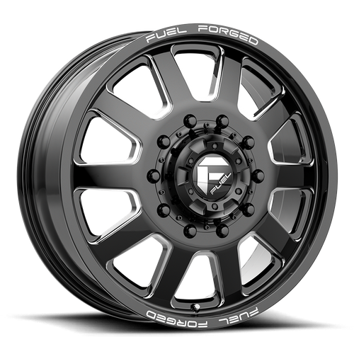 Fuel Offroad DE09 FF09D Matte Black Milled 20x8.25 +105 10x225mm 170.1mm