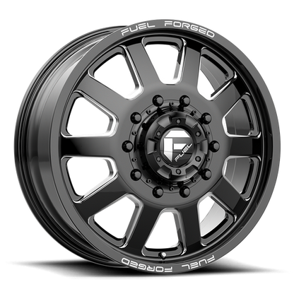 Fuel Offroad DE09 FF09D Matte Black Milled 20x8.25 +105 10x225mm 170.1mm