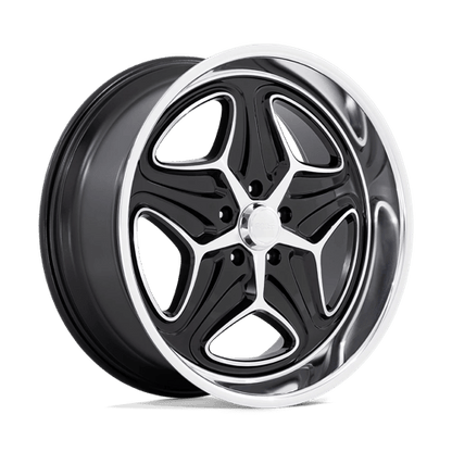 Foose F171 MERLOT Gloss Black Machined 22x9 +15 5x120.65mm 72.6mm