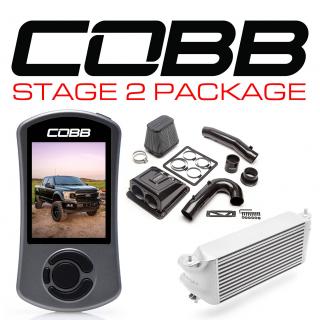 COBB FORD STAGE 2 REDLINE CARBON FIBER POWER PACKAGE SILVER (FACTORY LOCATION INTERCOOLER) F-150 ECOBOOST 3.5L 2020