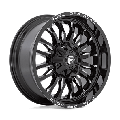 Fuel Offroad D795 ARC Gloss Black Milled 20x9 +1 5x139.7|5x150mm 110.1mm