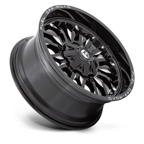 Fuel Offroad D795 ARC Gloss Black Milled 20x9 +1 8x180mm 124.2mm