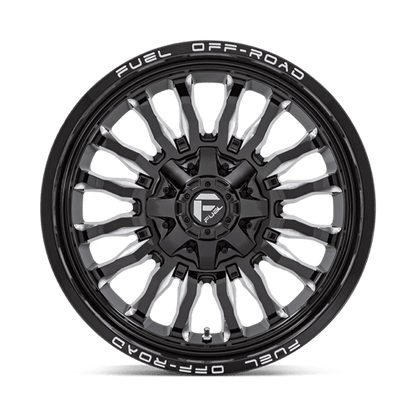 Fuel Offroad D795 ARC Gloss Black Milled 22x10 -18 8x180mm 124.2mm