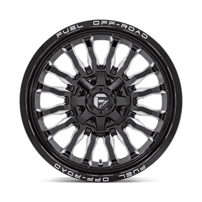 Fuel Offroad D795 ARC Gloss Black Milled 22x10 -18 8x165.1mm 125.1mm