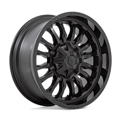 Fuel Offroad D796 ARC Matte Black W/ Gloss Black Lip 20x10 -18 8x170mm 125.1mm