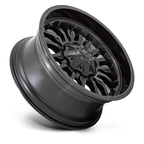 Fuel Offroad D796 ARC Matte Black W/ Gloss Black Lip 20x9 +1 8x165.1mm 125.1mm