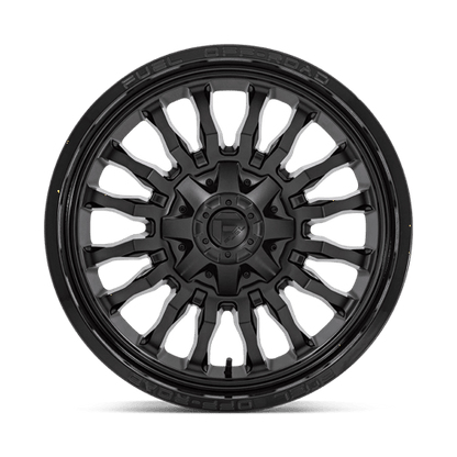 Fuel Offroad D796 ARC Matte Black W/ Gloss Black Lip 20x9 +1 8x165.1mm 125.1mm