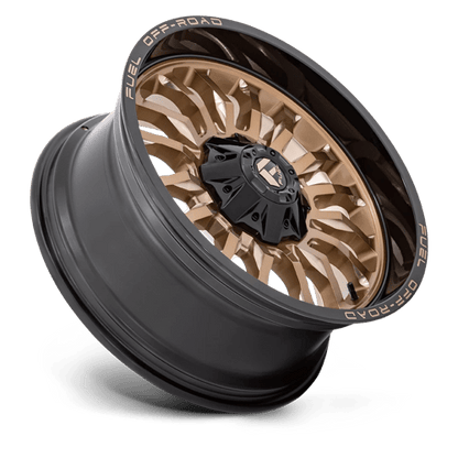 Fuel Offroad D797 ARC Platinum Bronze W/ Black Lip 22x12 -44 8x170mm 125.1mm