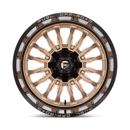 Fuel Offroad D797 ARC Platinum Bronze W/ Black Lip 22x12 -44 5x114.3|5x127mm 78.1mm
