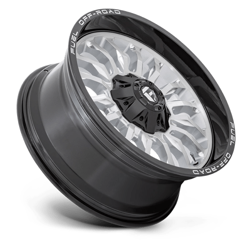 Fuel Offroad D798 ARC Silver Brush Face W/ Blk Lip 20x9 +1 5x114.3|5x127mm 78.1mm