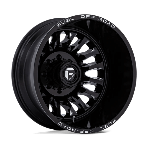 Fuel Offroad D868 ARC DUALLY Gloss Black Milled 20x8.25 -201 8x170mm 125.1mm