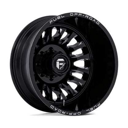 Fuel Offroad D868 ARC DUALLY Gloss Black Milled 20x8.25 -227 8x200mm 142mm