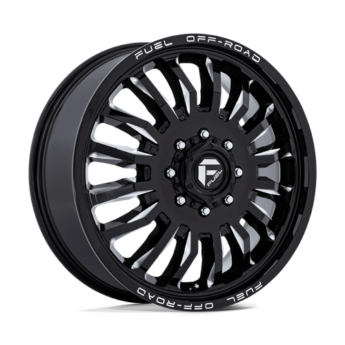Fuel Offroad D868 ARC DUALLY Gloss Black Milled 20x8.25 +104 8x210mm 154.3mm